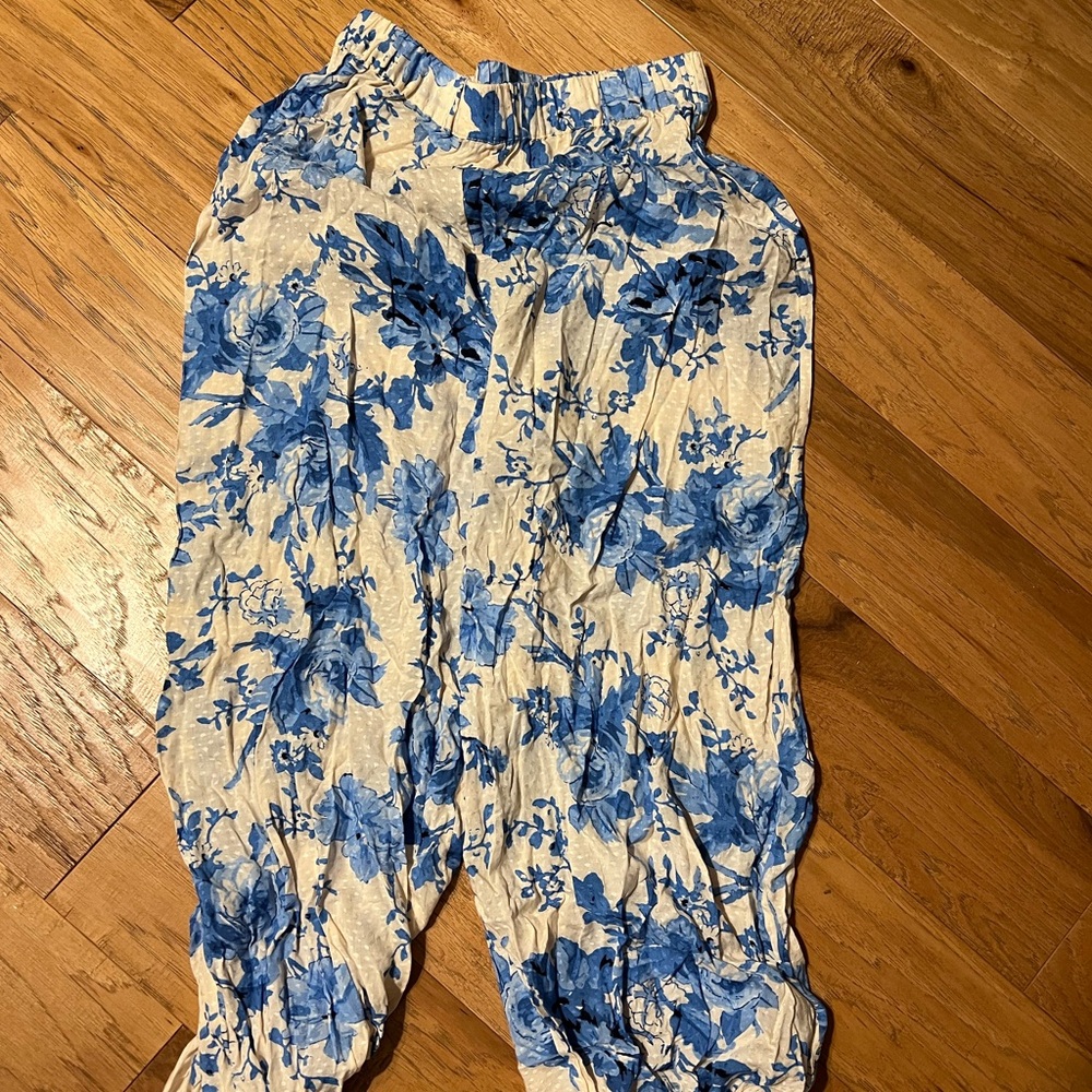 Anthropolgie floral pajama pants